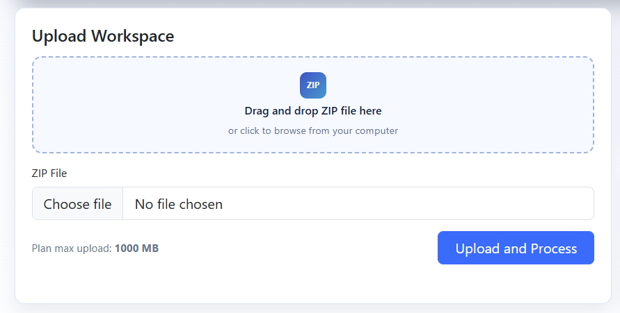 Secure ZIP Upload